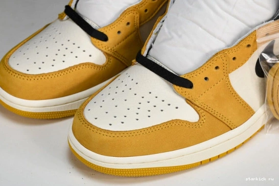 Yellow 555088-109 555088-109 Ochre Jordan  1 High Retro  0124